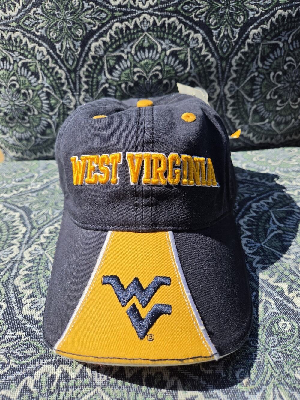 Vintage West Virginia Mountaineers Hat Joe T's Sportswear The Game Split...